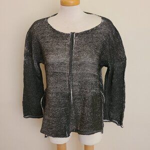 Skif/Skifo Oversized Unstructured Painted Tunic Sweater